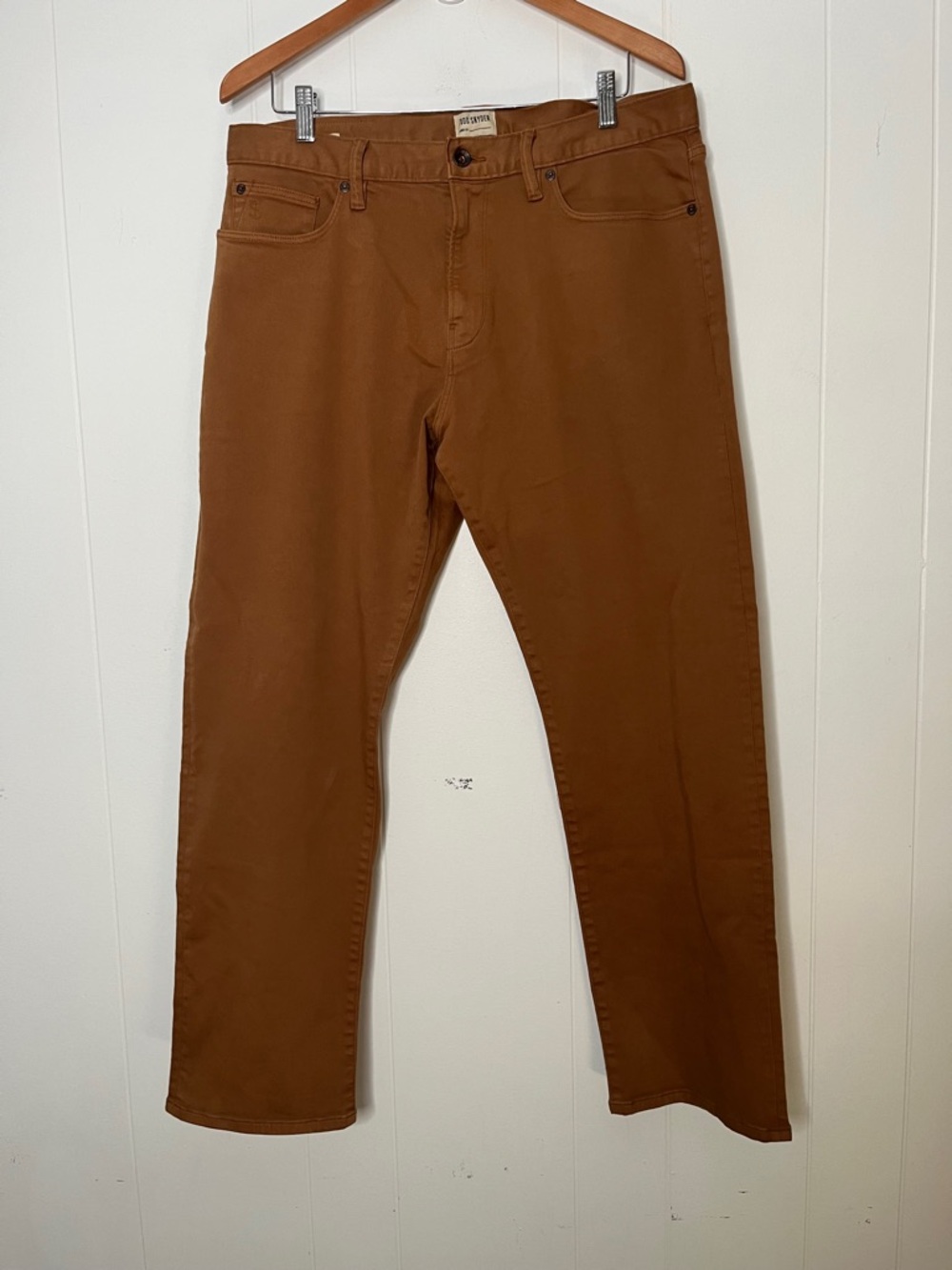 Todd Snyder 34x30 Stretch 5-Pocket Chino Straight Fit Warm Brown